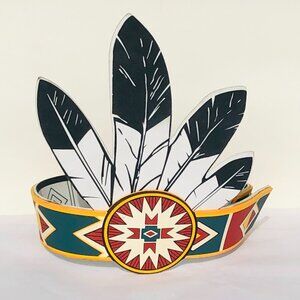 Liontouch Indian Foam Headband Adjustable Size New without Tag